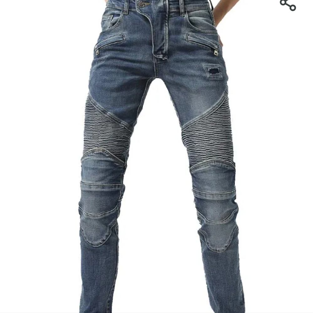 Motorcycle riding jeans women's small 30 in waist